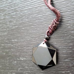 Black Obsidian Star Necklace
